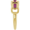 Natural Pink Tourmaline | Straight baguette | 4 x 2mm
