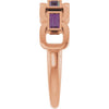 Lab-Grown Alexandrite | Straight baguette | 4 x 2mm
