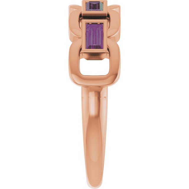 Lab-Grown Alexandrite | Straight baguette | 4 x 2mm
