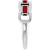 Lab-Grown Ruby | Straight baguette | 4 x 2mm