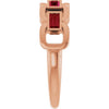 Lab-Grown Ruby | Straight baguette | 4 x 2mm