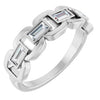 Lab-Grown Moissanite | Straight baguette | 4 x 2mm