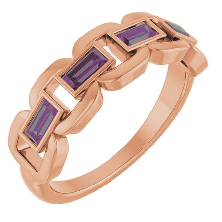 Lab-Grown Alexandrite | Straight baguette | 4 x 2mm