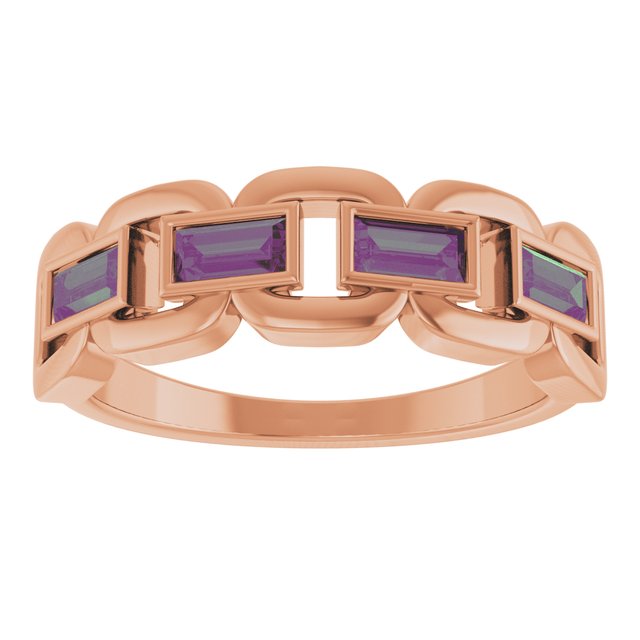 Lab-Grown Alexandrite | Straight baguette | 4 x 2mm