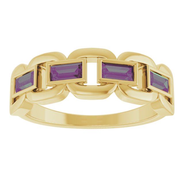 Lab-Grown Alexandrite | Straight baguette | 4 x 2mm