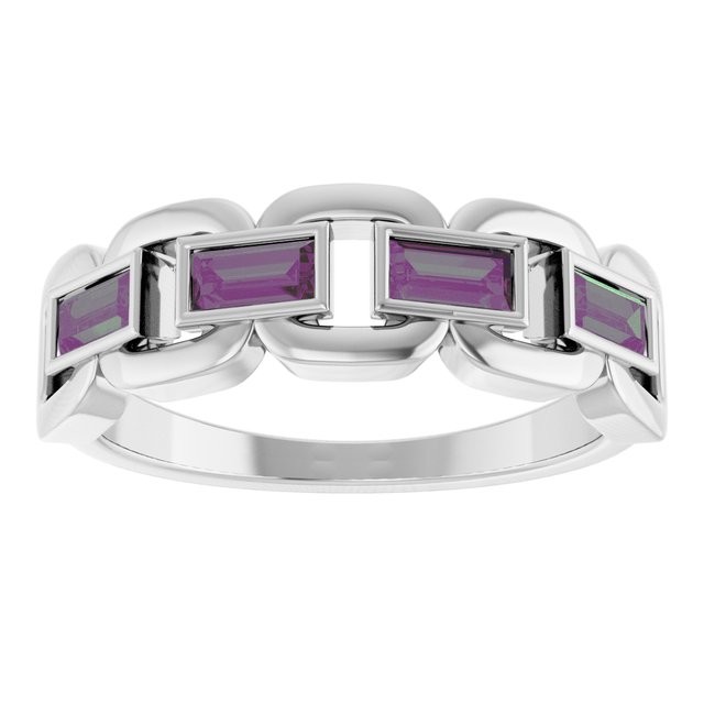 Lab-Grown Alexandrite | Straight baguette | 4 x 2mm