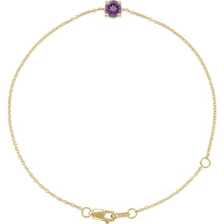 Natural Amethyst | Round | 4mm