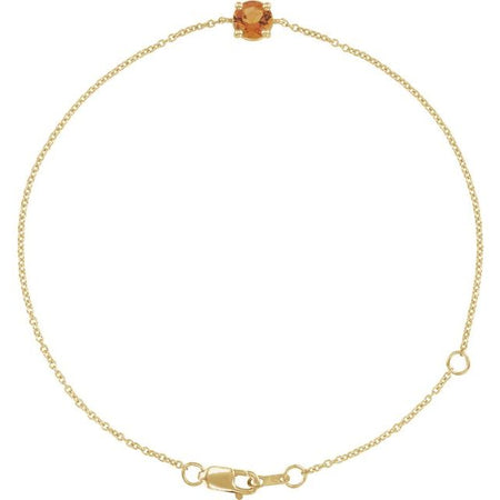 Natural Citrine | Round | 4mm