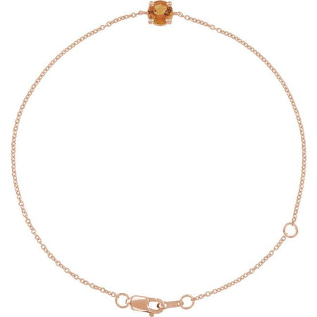 Natural Citrine | Round | 4mm