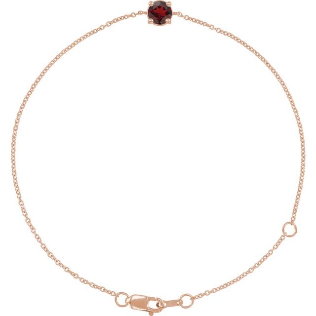 Natural Mozambique Garnet | Round | 4mm