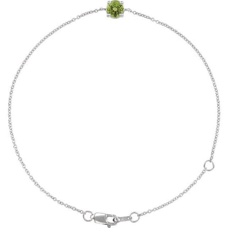 Natural Peridot | Round | 4mm