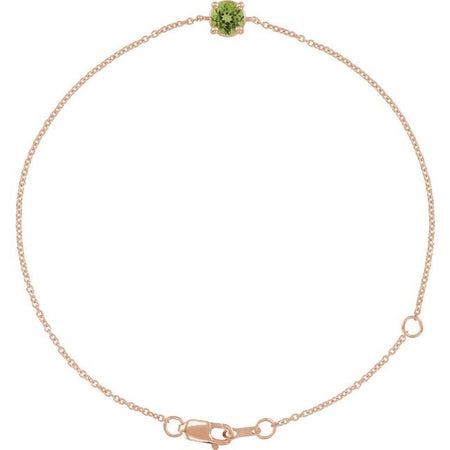 Natural Peridot | Round | 4mm
