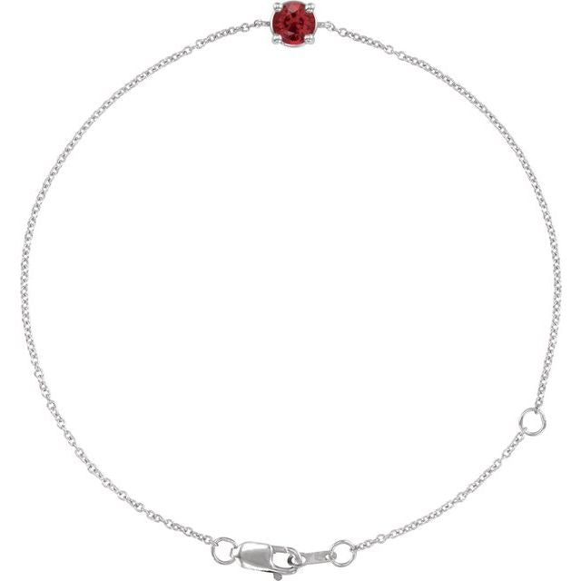 Lab-Grown Ruby | Round | 4mm | Natural Ruby | Round | 4mm