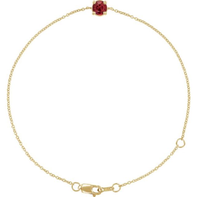 Lab-Grown Ruby | Round | 4mm | Natural Ruby | Round | 4mm