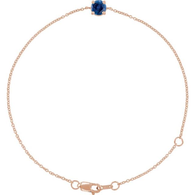 Lab-Grown Blue Sapphire | Round | 4mm | Natural Blue Sapphire | Round | 4mm