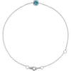 Natural Blue Zircon | Round | 4mm