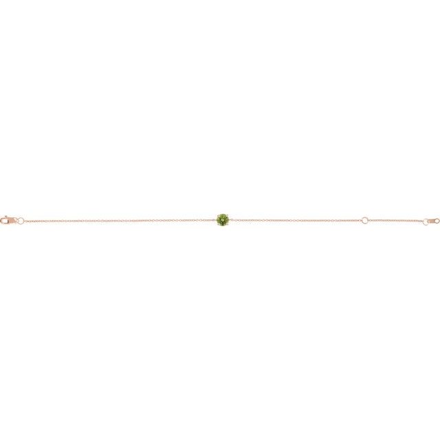 Natural Peridot | Round | 4mm