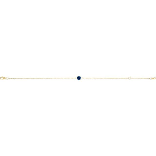 Natural Blue Sapphire | Round | 4mm | Lab-Grown Blue Sapphire | Round | 4mm
