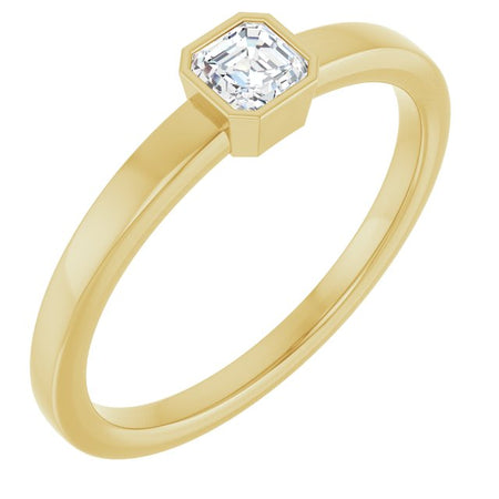 Lab-Grown Diamond | Asscher | 3.5 x 3.5mm | Natural Diamond | Asscher | 3.5 x 3.5mm