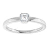 Lab-Grown Diamond | Asscher | 3.5 x 3.5mm | Natural Diamond | Asscher | 3.5 x 3.5mm
