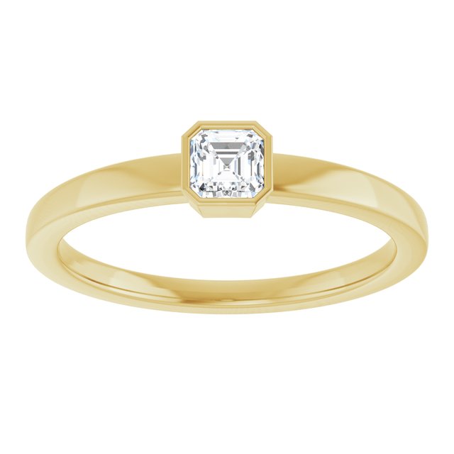 Lab-Grown Diamond | Asscher | 3.5 x 3.5mm | Natural Diamond | Asscher | 3.5 x 3.5mm