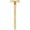 57952 / Ring / 14K Yellow / Polished / Four-Leaf Clover Stackable Ring
