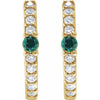 Natural Emerald | Round | 2mm :: 1/8 Ctw | Lab-Grown Emerald | Round | 2mm :: 1/8 Ctw
