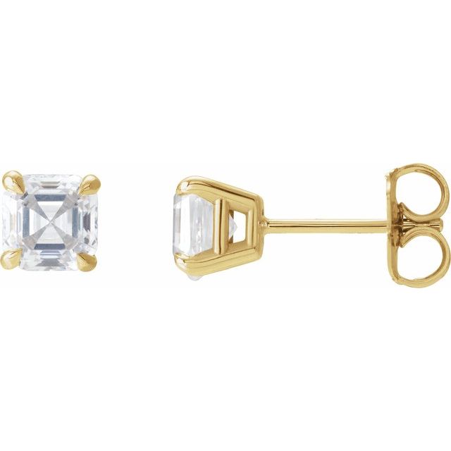 Natural Diamond | Asscher | 3.5 x 3.5mm :: 1/2 Ctw | Natural Diamond | Asscher | 3 x 3mm :: 1/3 Ctw | Natural Diamond | Asscher | 4 x 4mm :: 5/8 Ctw