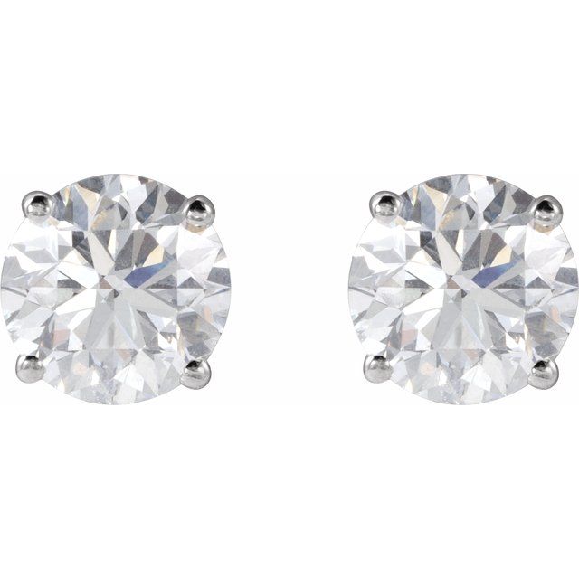 Lab-Grown Diamond | Round | 6.3mm :: 2 Ctw | Natural Diamond | Round | 6.3mm :: 2 Ctw
