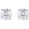 Lab-Grown Diamond | Round | 5.75mm :: 1 1/2 Ctw | Lab-Grown Diamond | Round | 8mm :: 4 Ctw | Natural Diamond | Round | 5.75mm :: 1 1/2 Ctw
