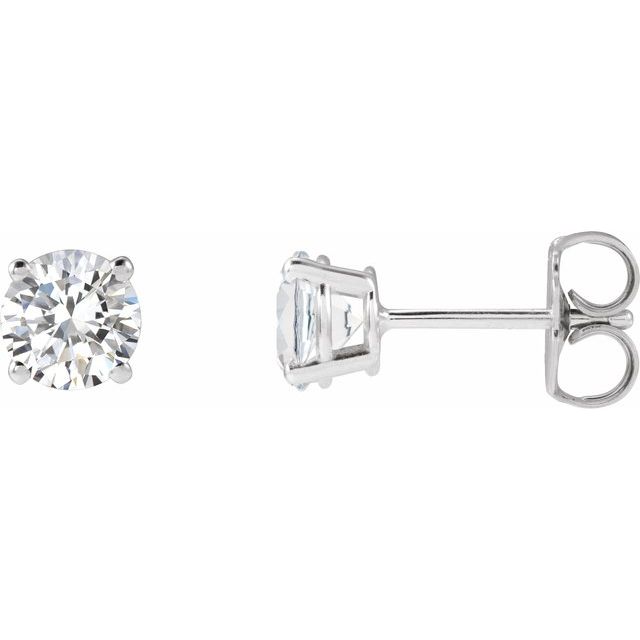 Lab-Grown Diamond | Round | 5mm :: 1 Ctw | Natural Diamond | Round | 5mm :: 1 Ctw