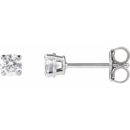 Lab-Grown Diamond | Round | 3.4mm :: 1/3 Ctw | Lab-Grown Diamond | Round | 3mm :: 1/10 Ctw