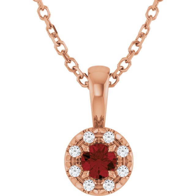 Natural Mozambique Garnet | Round | 3mm