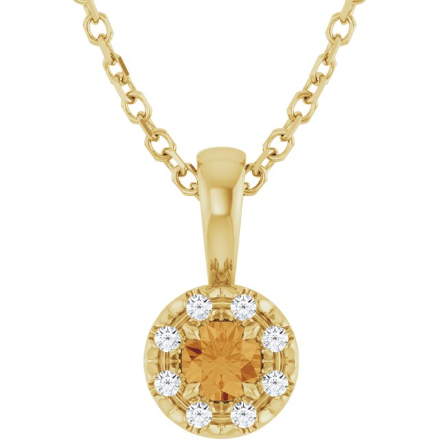 Natural Citrine | Round | 3mm