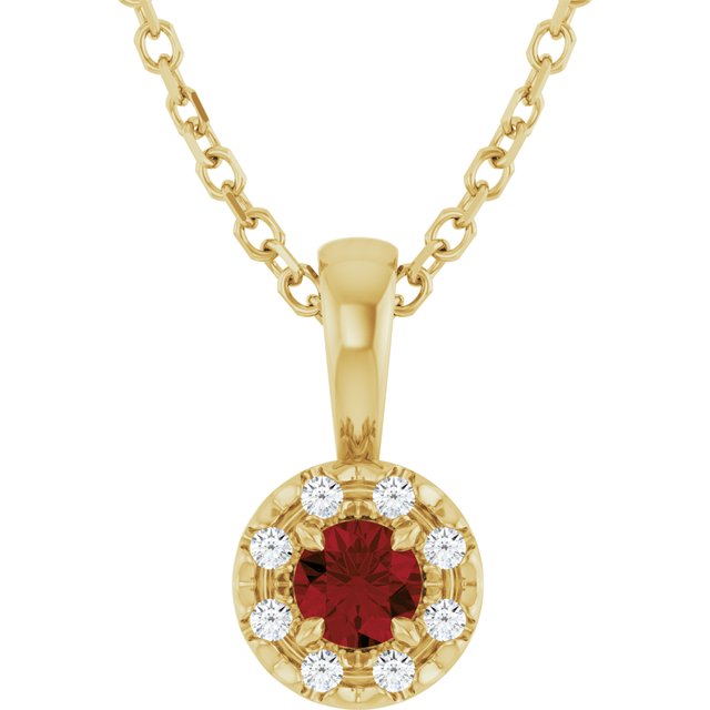 Natural Mozambique Garnet | Round | 3mm