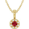 Natural Ruby | Round | 3mm | Lab-Grown Ruby | Round | 3mm