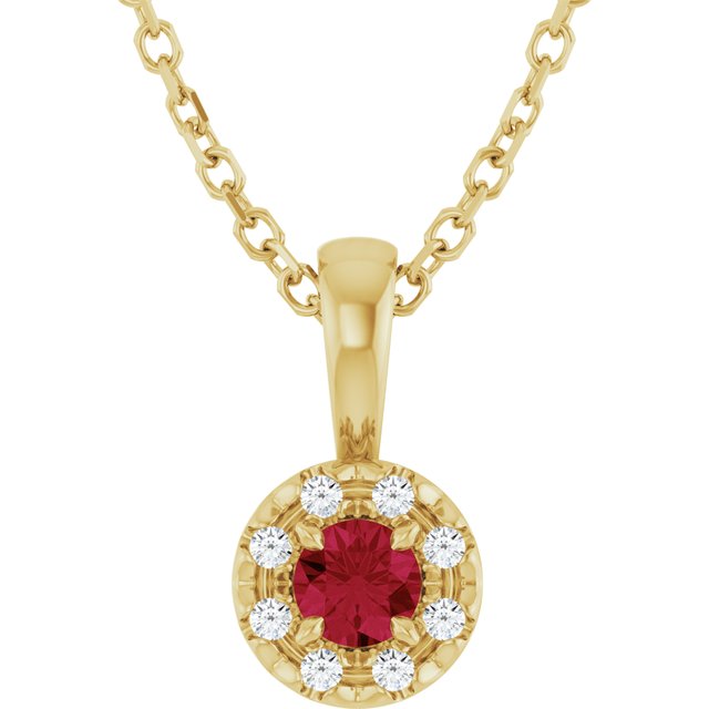 Natural Ruby | Round | 3mm | Lab-Grown Ruby | Round | 3mm