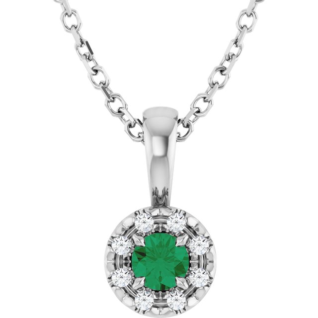 Natural Emerald | Round | 3mm | Lab-Grown Emerald | Round | 3mm