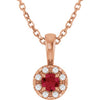 Natural Ruby | Round | 3mm | Lab-Grown Ruby | Round | 3mm