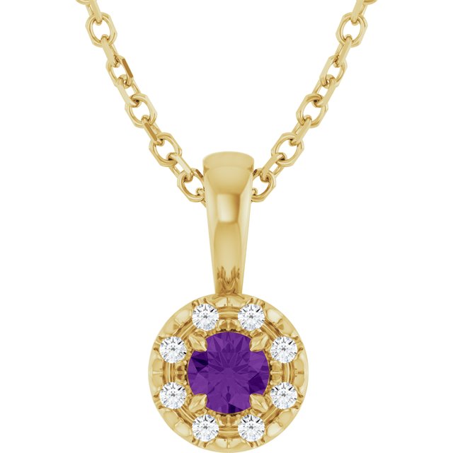 Natural Amethyst | Round | 3mm