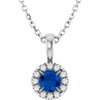 Natural Blue Sapphire | Round | 4mm | Lab-Grown Blue Sapphire | Round | 4mm