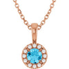 Natural Aquamarine | Round | 4mm