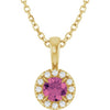 Natural Pink Tourmaline | Round | 4mm
