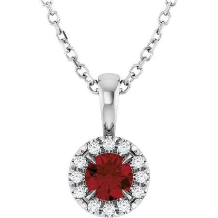Natural Mozambique Garnet | Round | 4mm