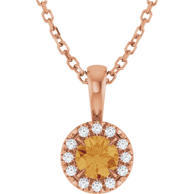Natural Citrine | Round | 4mm