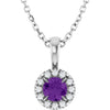 Natural Amethyst | Round | 4mm