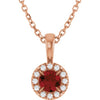 Natural Mozambique Garnet | Round | 4mm