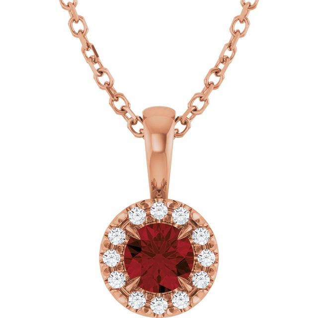 Natural Mozambique Garnet | Round | 4mm
