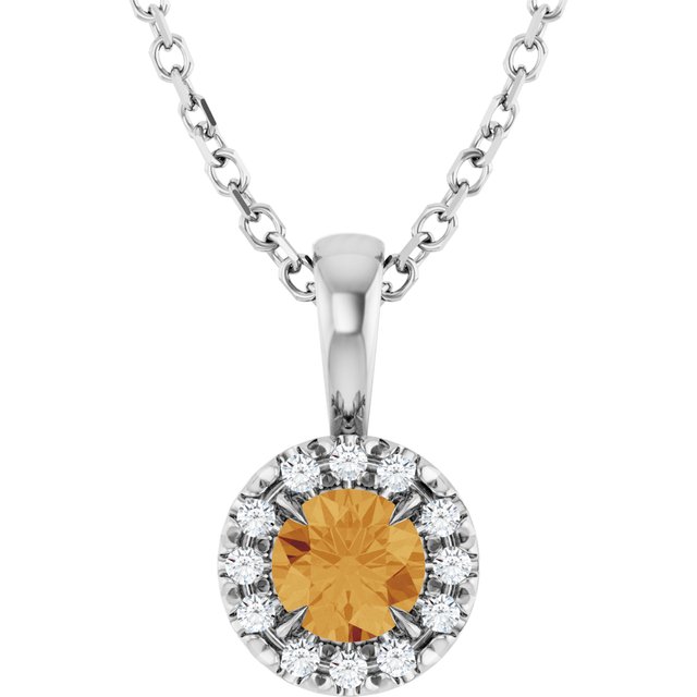 Natural Citrine | Round | 4mm