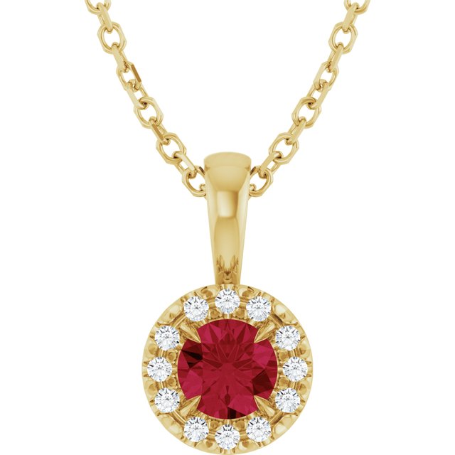 Natural Ruby | Round | 4mm | Lab-Grown Ruby | Round | 4mm